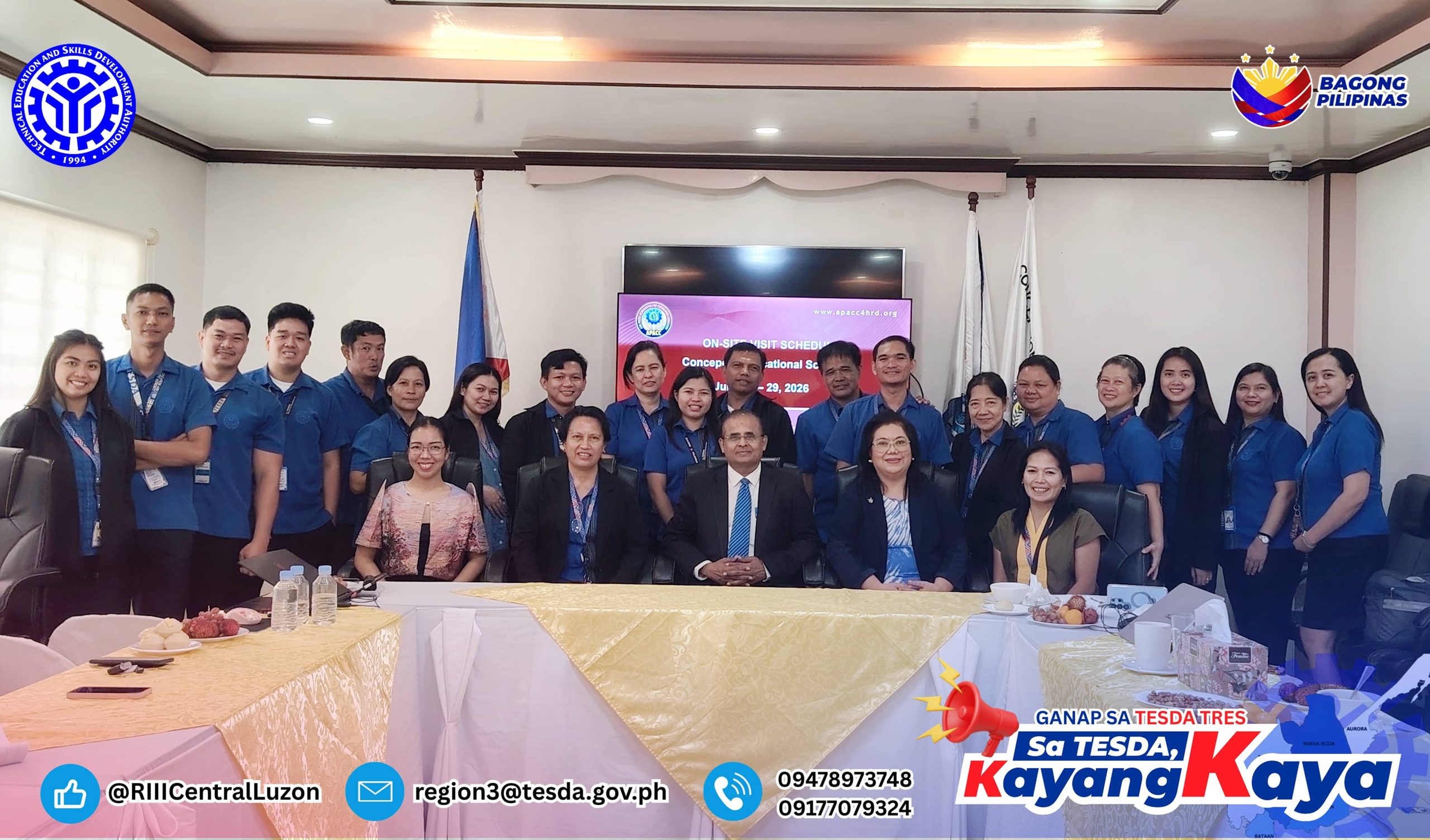 TESDA Concepcion Vocational School Welcomes APACC Accreditation Team for On-Site Visit